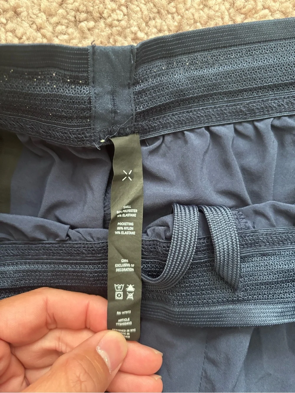 Session Short 5” Navy No Liner